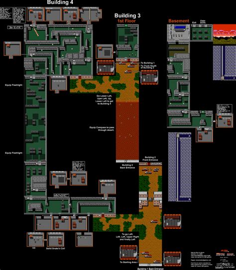 metal gear map.